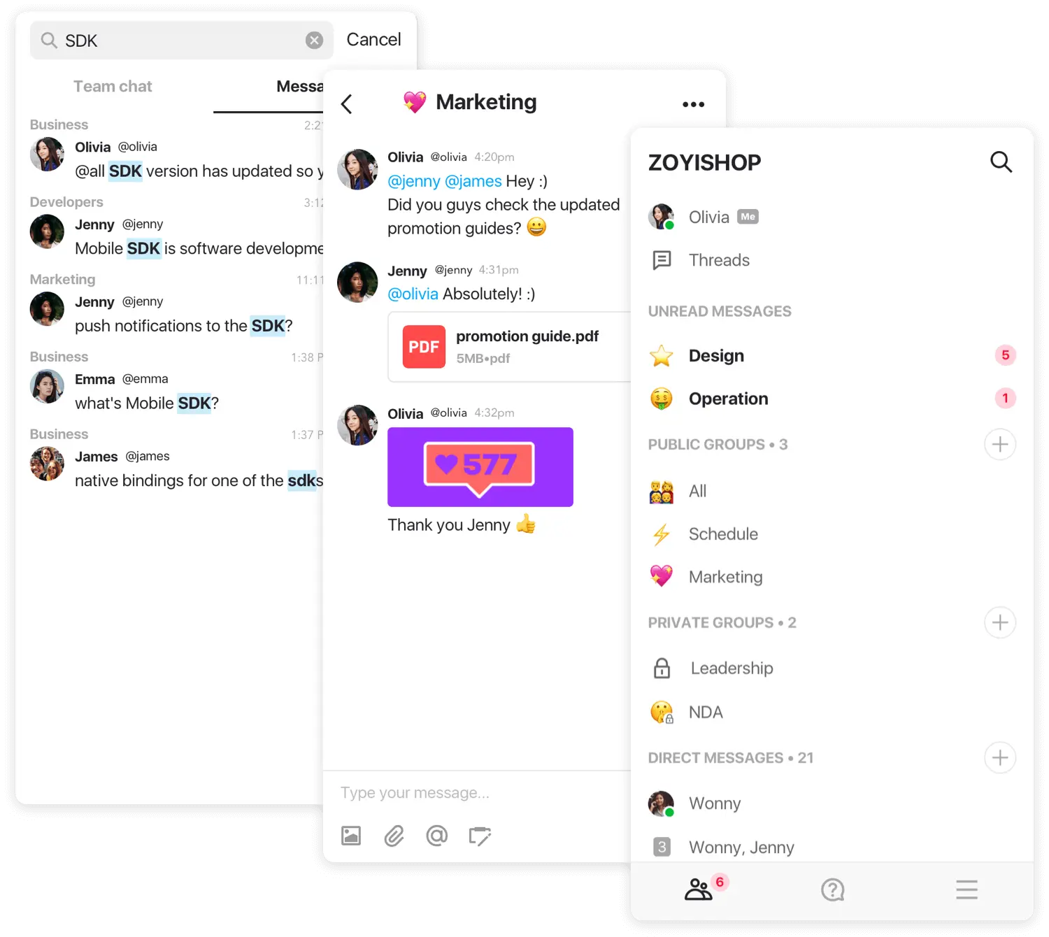 Team page illustration